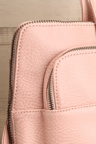 Cassidi Rose Pink Matt & Nat Crossbody Bag side close-up | La Petite Garçonne