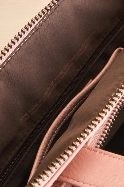 Cassidi Rose Pink Matt & Nat Crossbody Bag inside close-up | La Petite Garçonne
