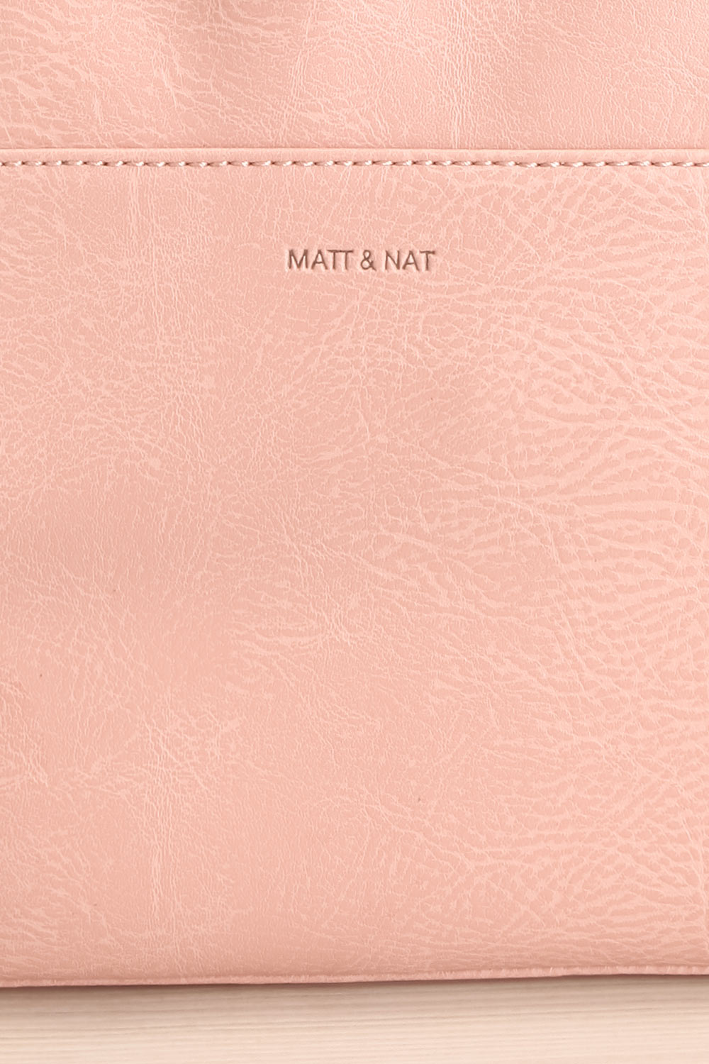 Cassidi Rose Pink Matt & Nat Crossbody Bag front close-up | La Petite Garçonne