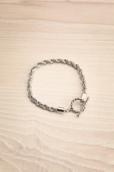 Cassiopeia Silver Twisted Chain Bracelet | La petite garçonne