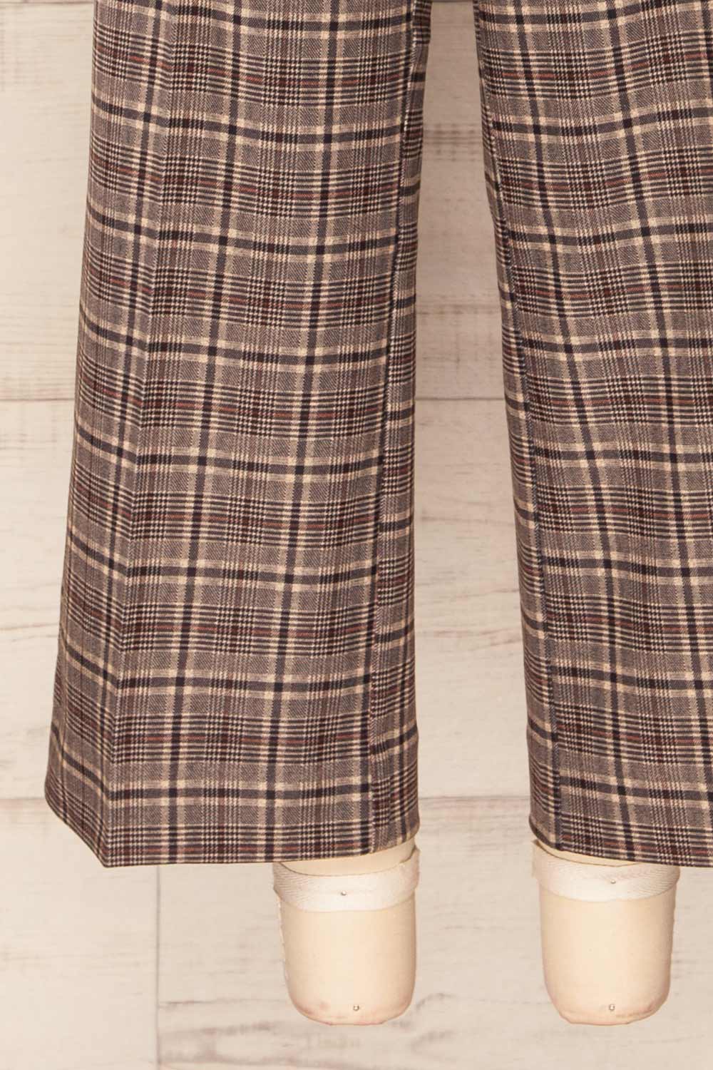 Castelluzzo Plaid Wide Straight Leg Pants | La petite garçonne bottom 