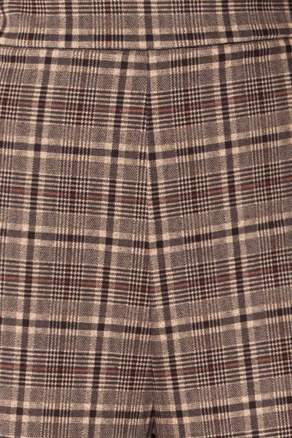 Castelluzzo Plaid Wide Straight Leg Pants | La petite  garçonne fabric 