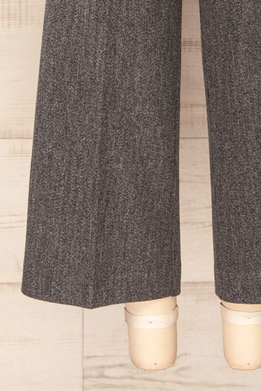 Castelluzzo Grey Wide Straight Leg Pants | La petite garçonne bottom 