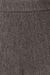 Castelluzzo Grey Wide Straight Leg Pants | La petite garçonne fabric
