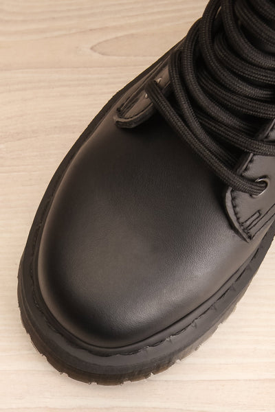 Castletown Vegan Black Dr. Martens Boots flat lay close-up | La Petite Garçonne Chpt. 2