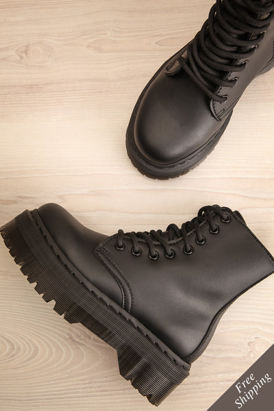 Castletown Vegan Black Dr. Martens Boots flat lay | La Petite Garçonne Chpt. 2
