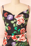 Catra Cowl Neck Midi Slip Dress | Boutique 1861 front close-up