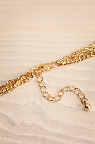 Cauchiche Layered Gold Chain Necklace | La petite garçonne closure