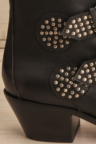 Cayenne Black Ankle Boots with Buckles | La Petite Garçonne Chpt. 2 7