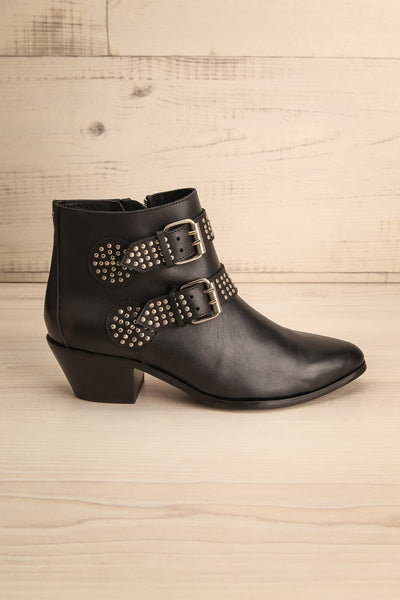 Cayenne Black Ankle Boots with Buckles | La Petite Garçonne Chpt. 2 6