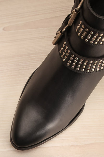 Cayenne Black Ankle Boots with Buckles | La Petite Garçonne Chpt. 2 3