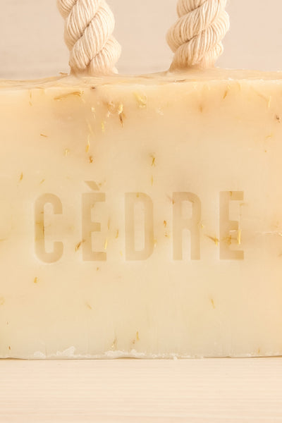 Cedar Cotton Rope Soap | La petite garçonne close-up