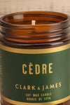 Cedar Candle Soy Wax | La petite garçonne open close-up
