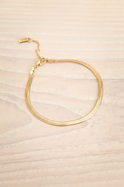Cedre Gold Snake Chain Bracelet | La petite garçonne