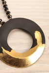 Celotium Black & Gold Long Pendant Necklace | La Petite Garçonne 2