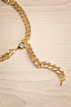 Cendres Gold Chunky Curb Chain Necklace | La petite garçonne closure