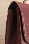 Centaurus Vegan Leather Backpack | La petite garçonne side close-up