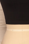 Cento Black Bralette Crop Top | La petite garçonne bottom
