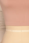 Cento Pink Bralette Crop Top | La petite garçonne bottom