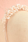 Ceohalotaxe Floral Headband w/ Pearls | Boudoir 1861 front close-up