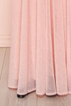 Cephee Blush Glitter Dress | Robe | Boutique 1861 bottom close-up
