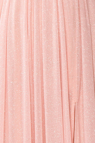 Cephee Blush Glitter Dress | Robe | Boutique 1861 fabric detail