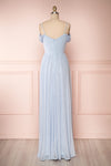 Cephee Dusty Blue Glitter Dress | Robe | Boutique 1861 back view