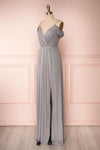 Cephee Grey Glitter Dress | Robe à Brillants | Boutique 1861 side view
