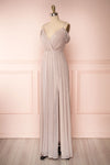 Cephee Taupe Glitter Dress | Robe | Boutique 1861 side view