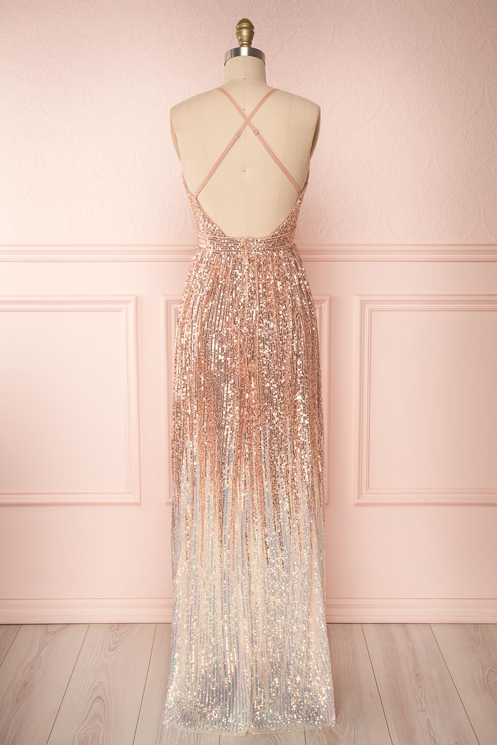 Cesarea Sequin Dress | Robe à Paillettes | Boutique 1861 back view