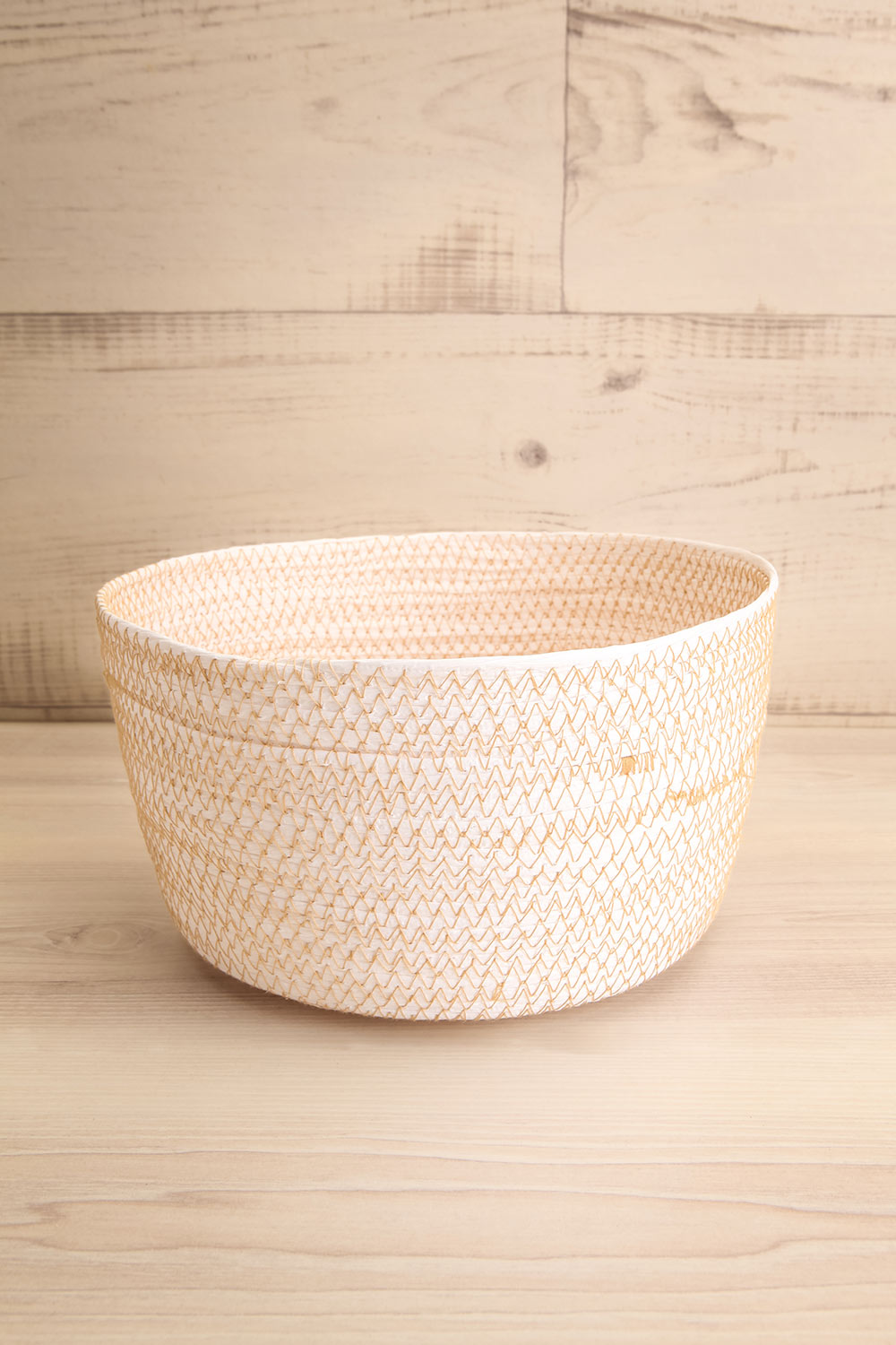 Cezanne Fabric & Cord Basket | La petite garçonne medium