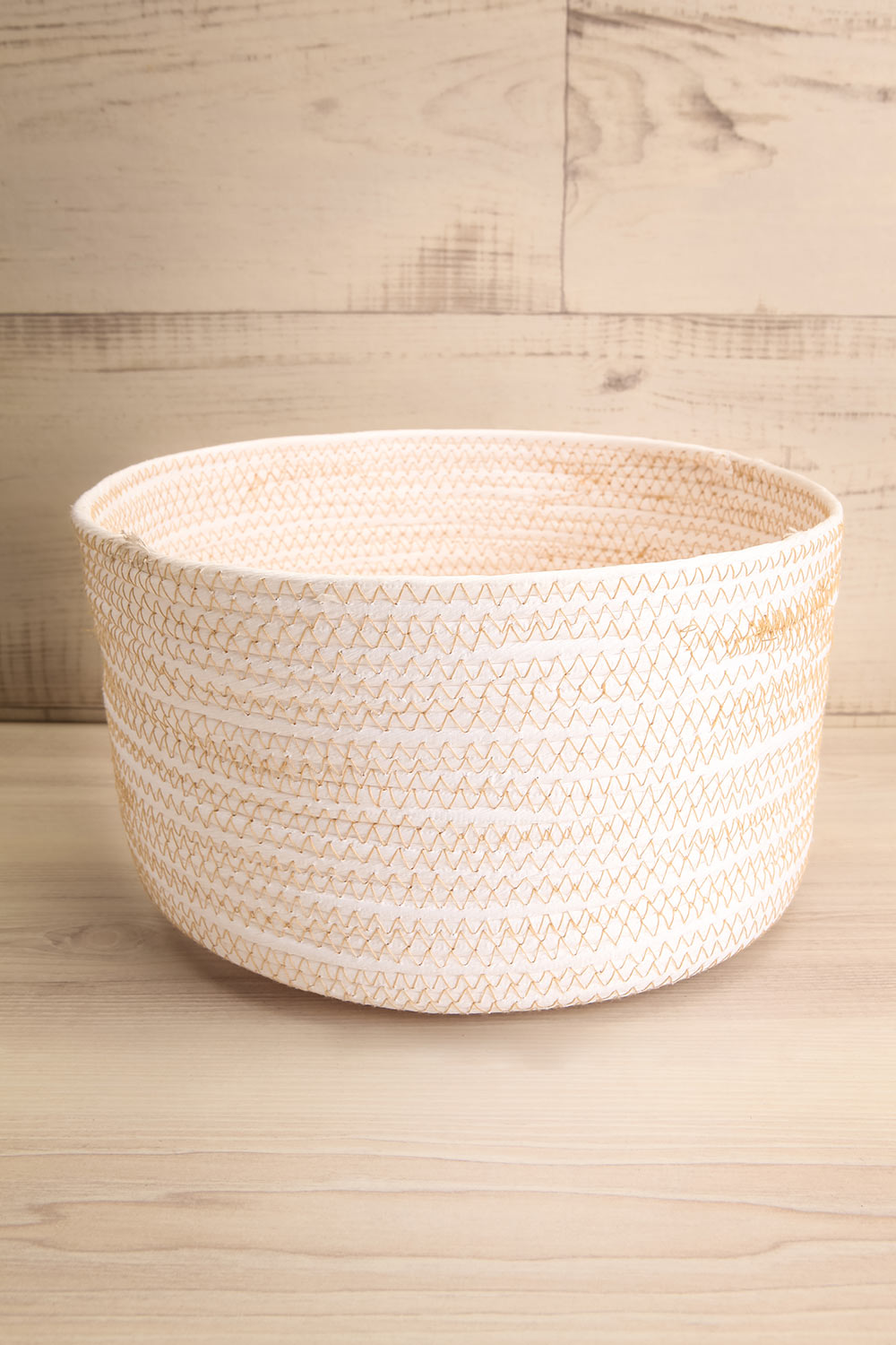 Cezanne Fabric & Cord Basket | La petite garçonne large