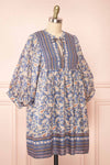 Chantale Paisley Print Short Dress | Boutique 1861  side view