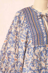 Chantale Paisley Print Short Dress | Boutique 1861  side close-up