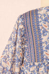 Chantale Paisley Print Short Dress | Boutique 1861 back close-up