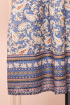 Chantale Paisley Print Short Dress | Boutique 1861  bottom