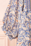 Chantale Paisley Print Short Dress | Boutique 1861  sleeve
