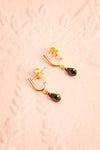 Charline Onyx Pendant Earrings | Boutique 1861