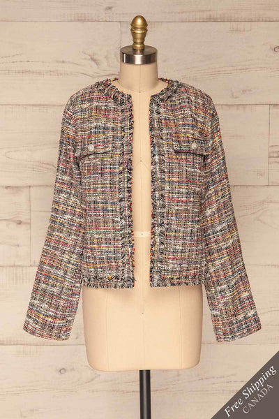 Chatel | Colorful Tweed Jacket