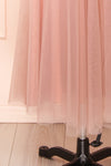 Chaya Pink Midi Tulle Dress w/ Corset | Boutique 1861 bottom