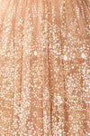 Chayli Rosegold Glitter Party Dress | Robe | Boutique 1861 fabric detail