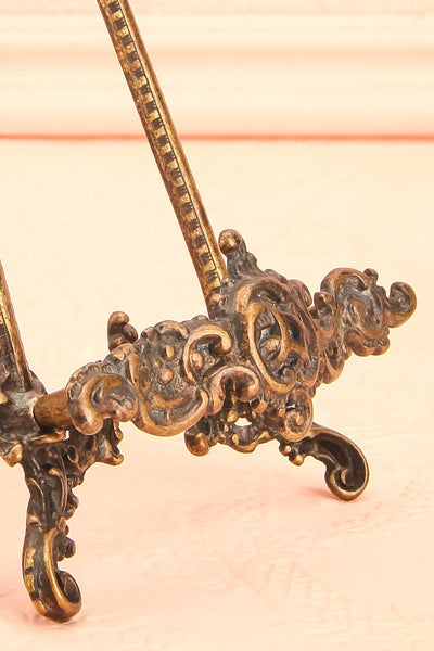 Chevalet Rococo - Antique golden decorative stand 3