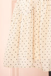 Chiga Short Chiffon Dress w/ Heart Pattern | Boutique 1861 bottom