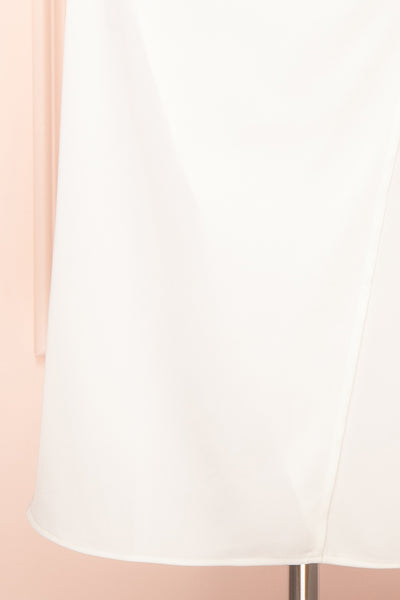Chloe Ivory Cowl Neck Satin Midi Slip Dress | Boutique 1861 bottom