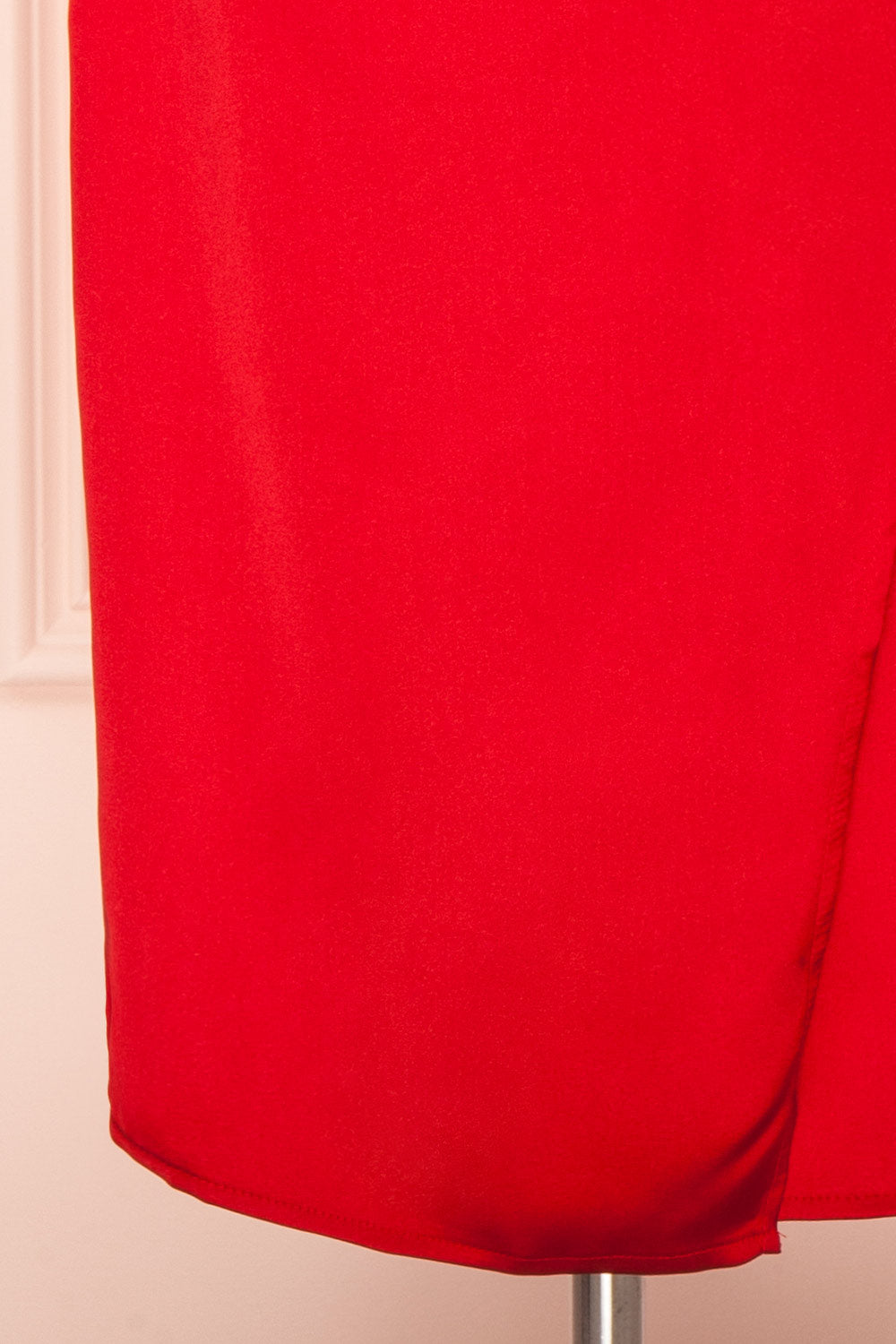 Chloee Red Silky Midi Slip Dress | Boutique 1861 bottom 