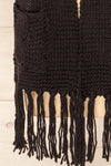 Chunkyss Black Thick Knit Scarf w/ Pockets | La petite garçonne bottom