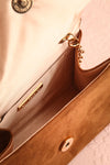 Ciel Nuit Brown Small Crossbody Handbag | Boutique 1861 inside view