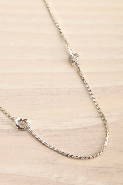 Ciplet Argenté Long Silver Chain Necklace | La Petite Garçonne 4