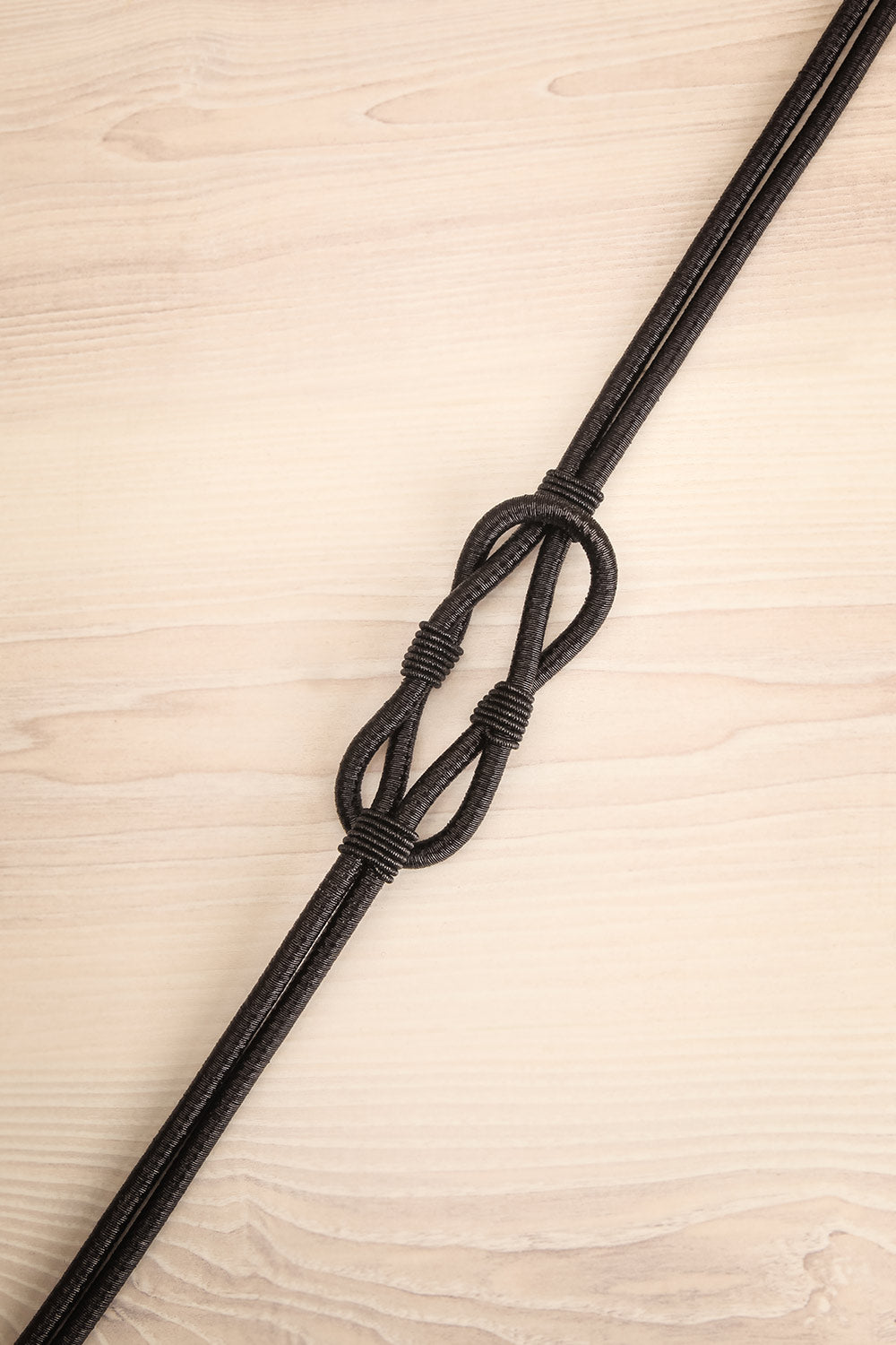 Black Rope Belt
