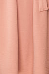 Claire Pink Short Sleeve Tie Waist Dress | Boutique 1861 fabric
